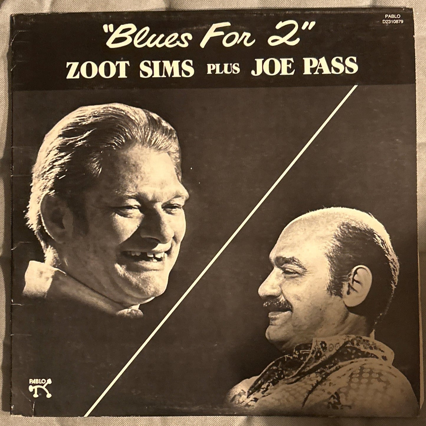 LP Zoot Sims Plus Joe Pass ‎– Blues For 2 2ª Mano - DISCOS NAKASHA