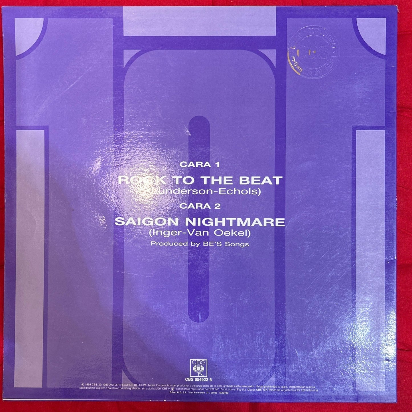 MAXISINGLE 101 ‎– Rock To The Beat 2ª Mano - DISCOS NAKASHA