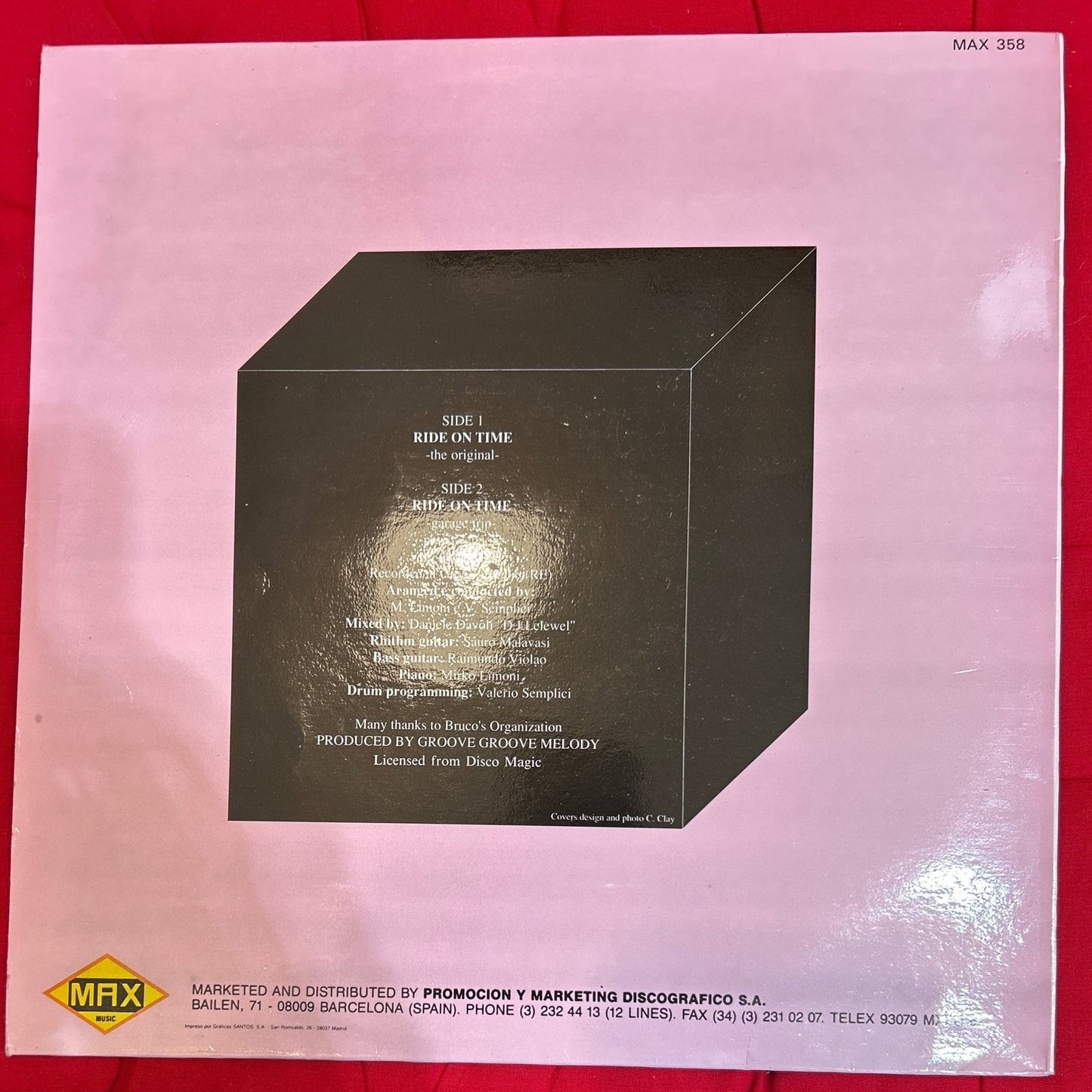 MAXISINGLE Black Box ‎– Ride On Time 2ª Mano (Producto exclusivo recogida en tienda) - DISCOS NAKASHA