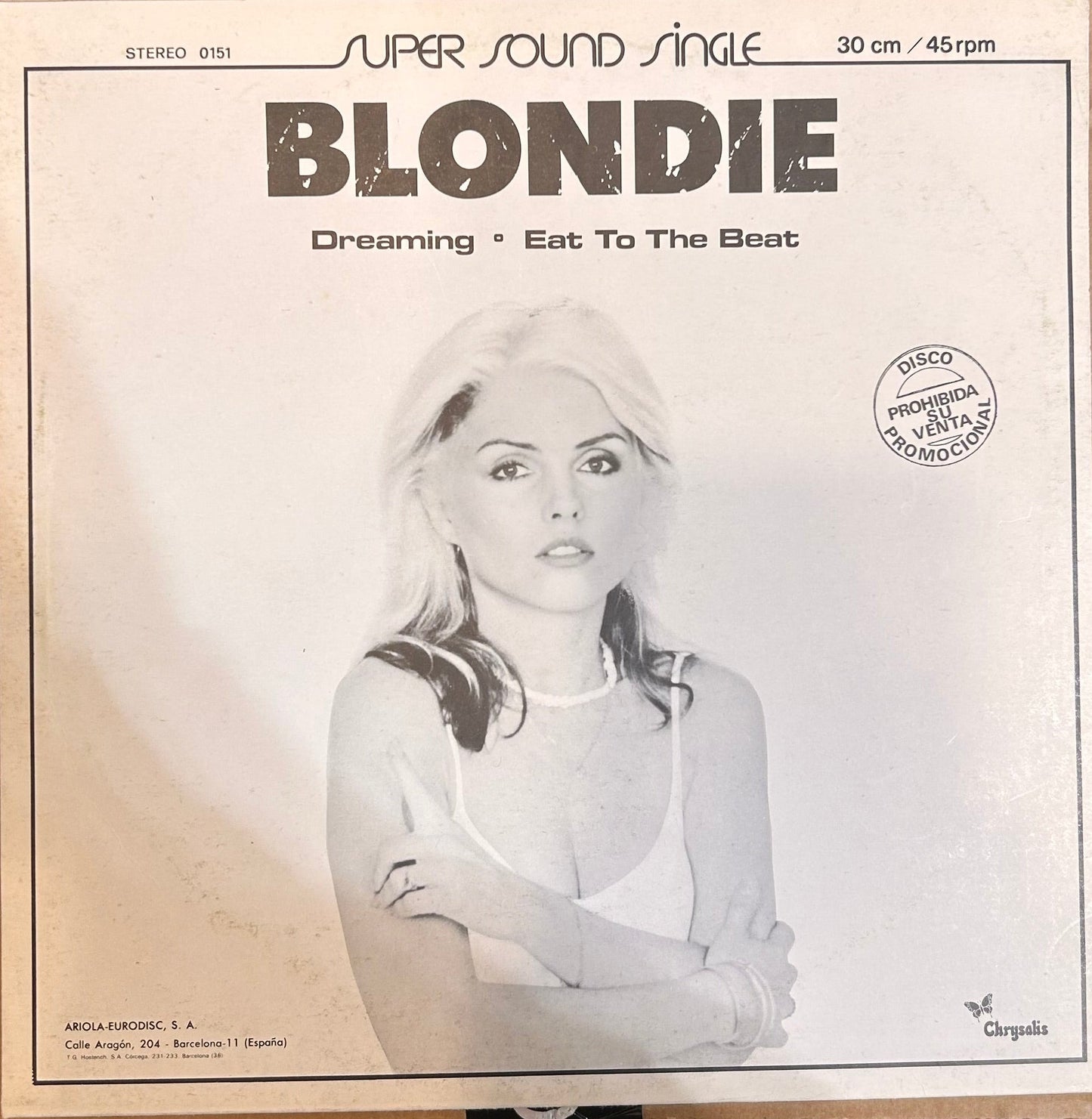 MAXISINGLE Blondie / Amii Stewart ‎– Dreaming / Eat To The Beat / Jealousy / He's A Burglar 2ª Mano - DISCOS NAKASHA