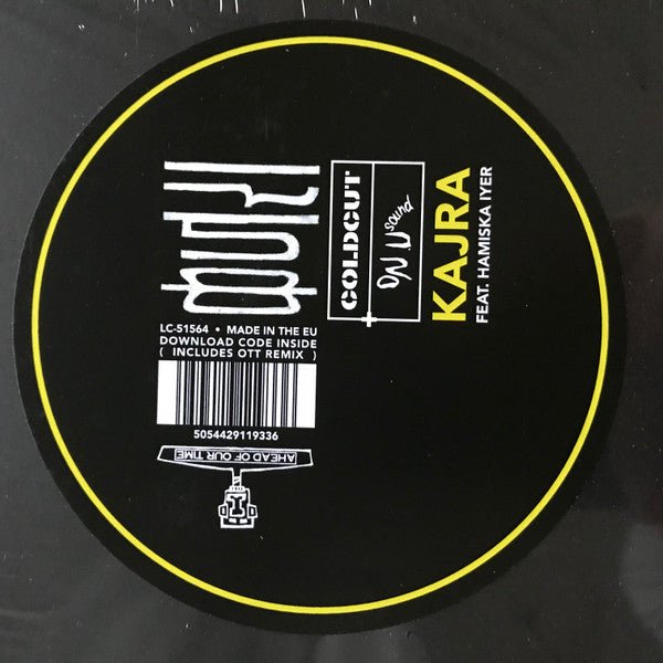 MAXISINGLE Coldcut X On - U Sound Feat. Hamiska Iyer ‎– Kajra Nuevo precintado - DISCOS NAKASHA