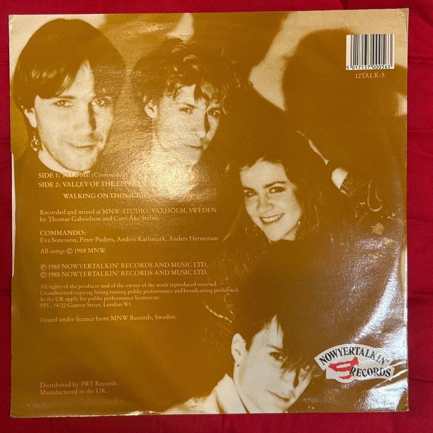 MAXISINGLE Commando ‎– Tell Me 2ª Mano - DISCOS NAKASHA