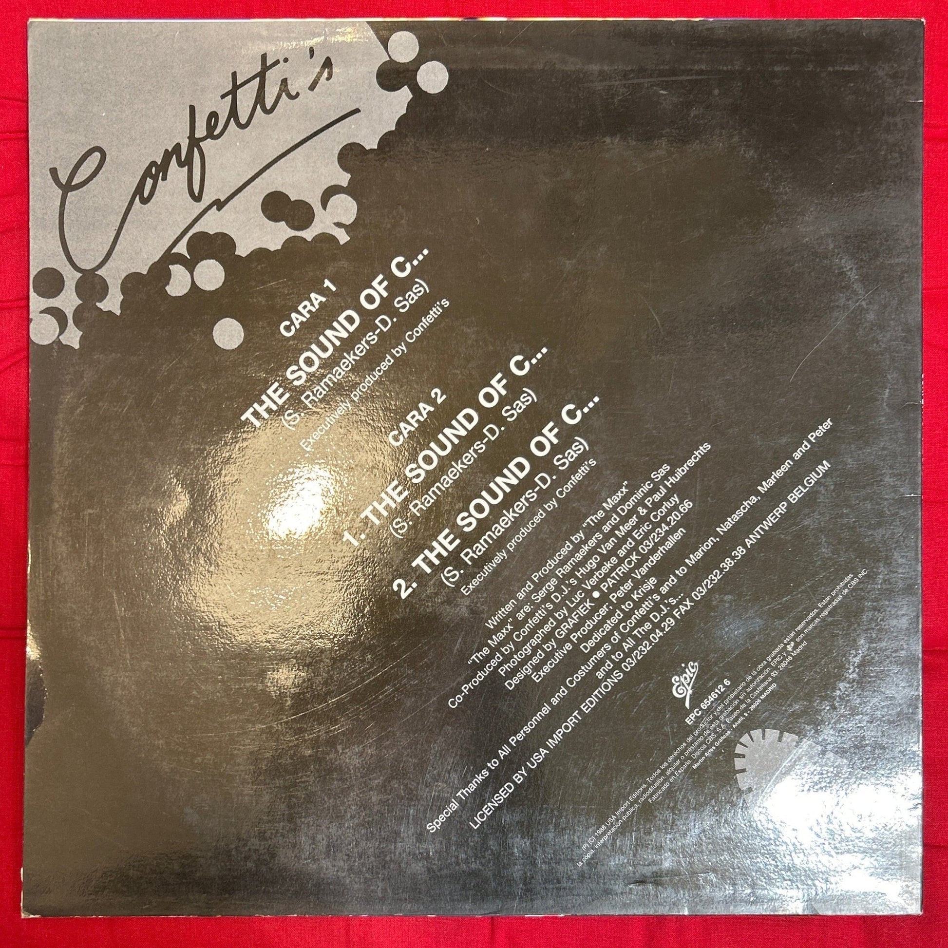 MAXISINGLE Confetti's ‎– The Sound Of C... 2ª Mano (Producto exclusivo recogida en tienda) - DISCOS NAKASHA
