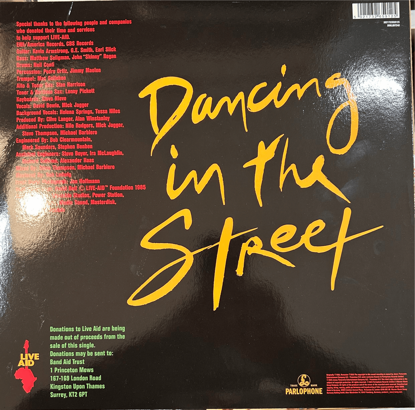 MAXISINGLE David Bowie & Mick Jagger ‎– Dancing In The Street 2ª Mano - DISCOS NAKASHA