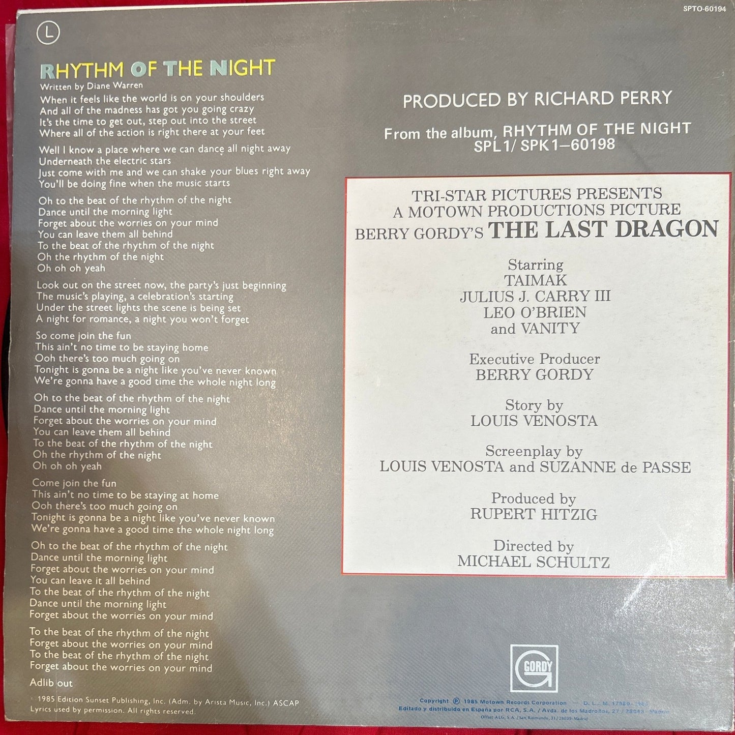 MAXISINGLE DeBarge – Rhythm Of The Night = El Ritmo De La Noche 2ª Mano (Producto exclusivo recogida en tienda) - DISCOS NAKASHA