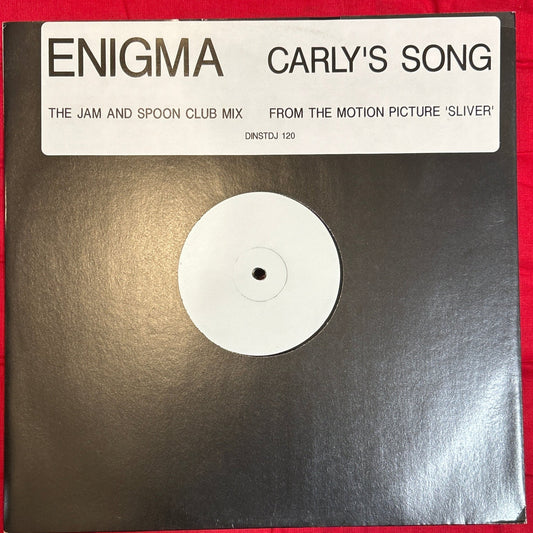 MAXISINGLE Enigma ‎– Carly's Song (The Jam And Spoon Club Mix) 2ª Mano - DISCOS NAKASHA
