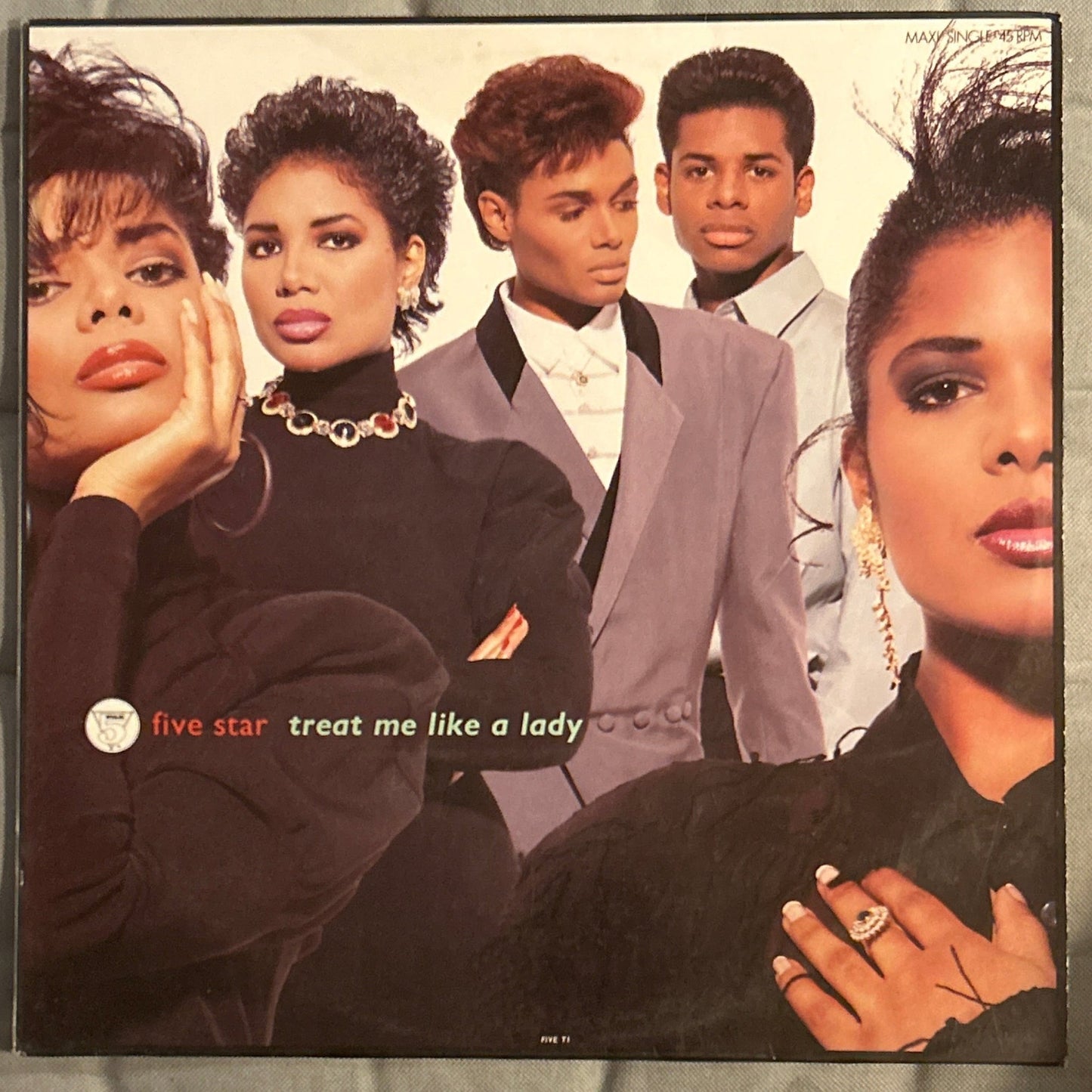 MAXISINGLE Five Star ‎– Treat Me Like A Lady 2ª Mano - DISCOS NAKASHA