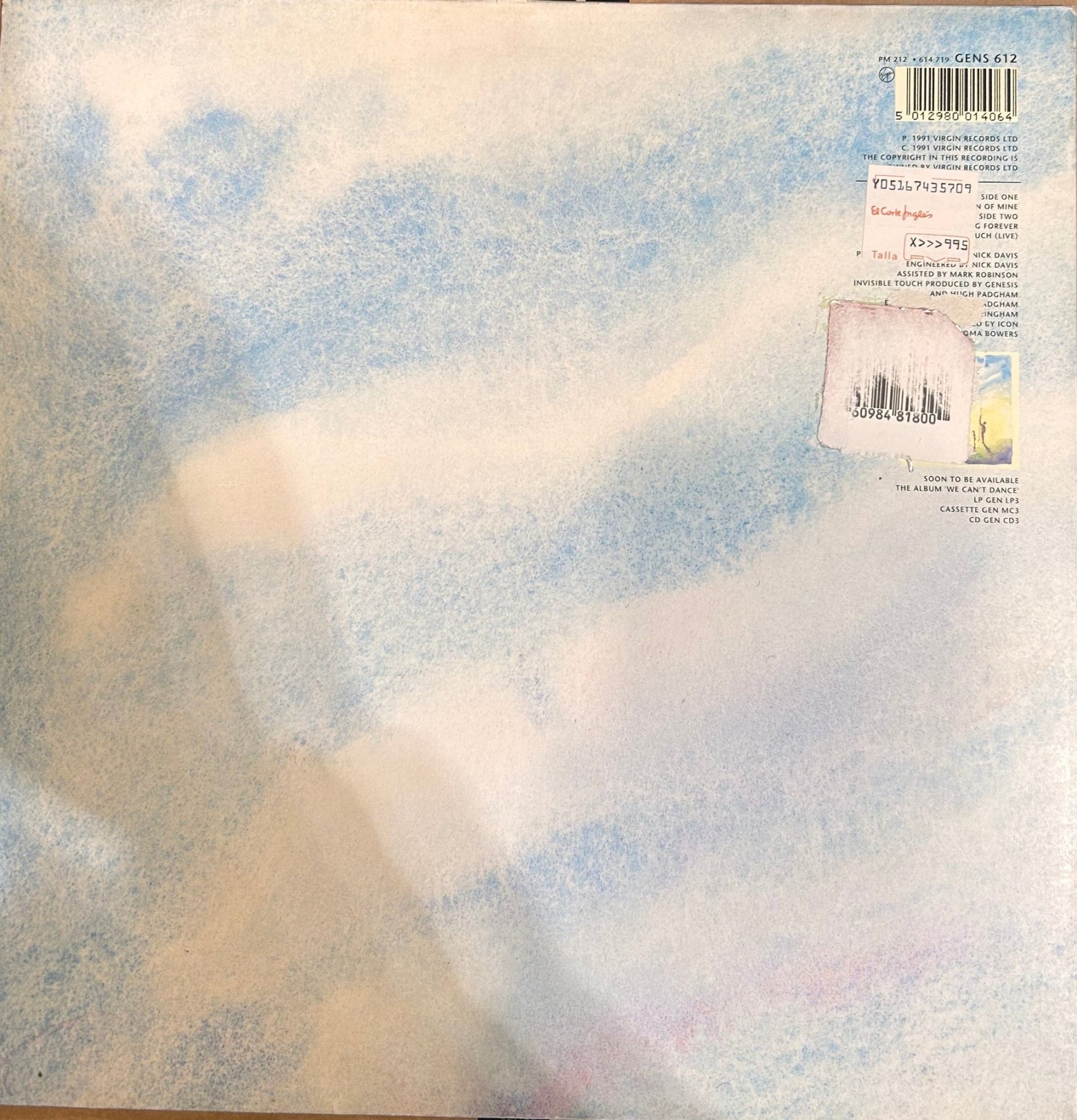 MAXISINGLE Genesis – No Son Of Mine 2ª Mano - DISCOS NAKASHA