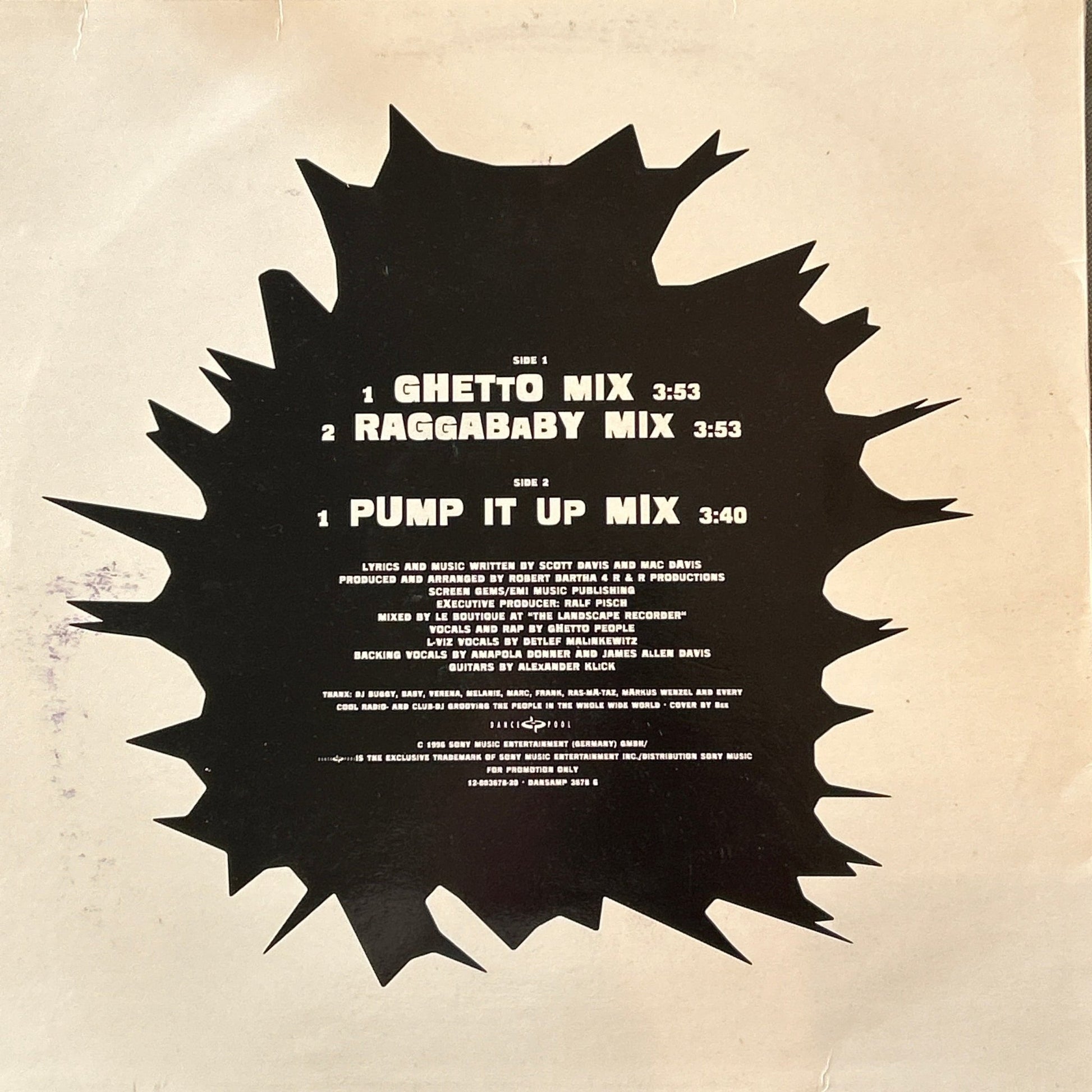 MAXISINGLE Ghetto People Feat. L - Viz ‎– In The Ghetto 2ª Mano (Producto exclusivo recogida en tienda) - DISCOS NAKASHA