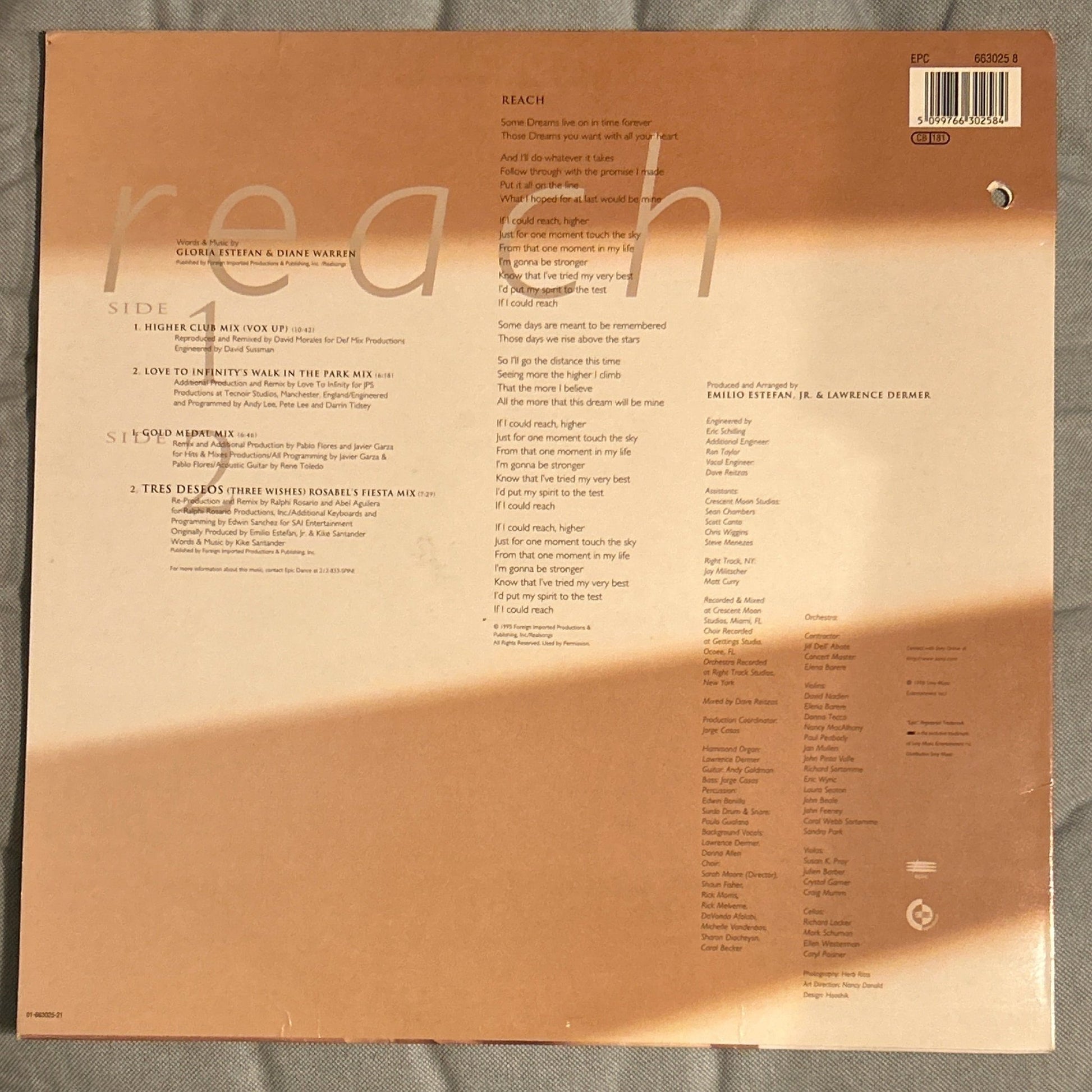 MAXISINGLE Gloria Estefan ‎– Reach 2ª Mano (Producto exclusivo recogida en tienda) - DISCOS NAKASHA