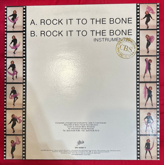 MAXISINGLE Jade 4U ‎– Rock It To The Bone 2ª Mano - DISCOS NAKASHA