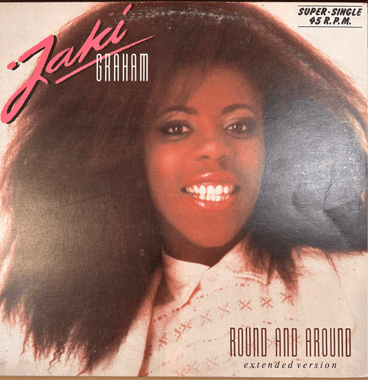 MAXISINGLE Jaki Graham ‎– Round And Round - Extended Version 2ª Mano - DISCOS NAKASHA