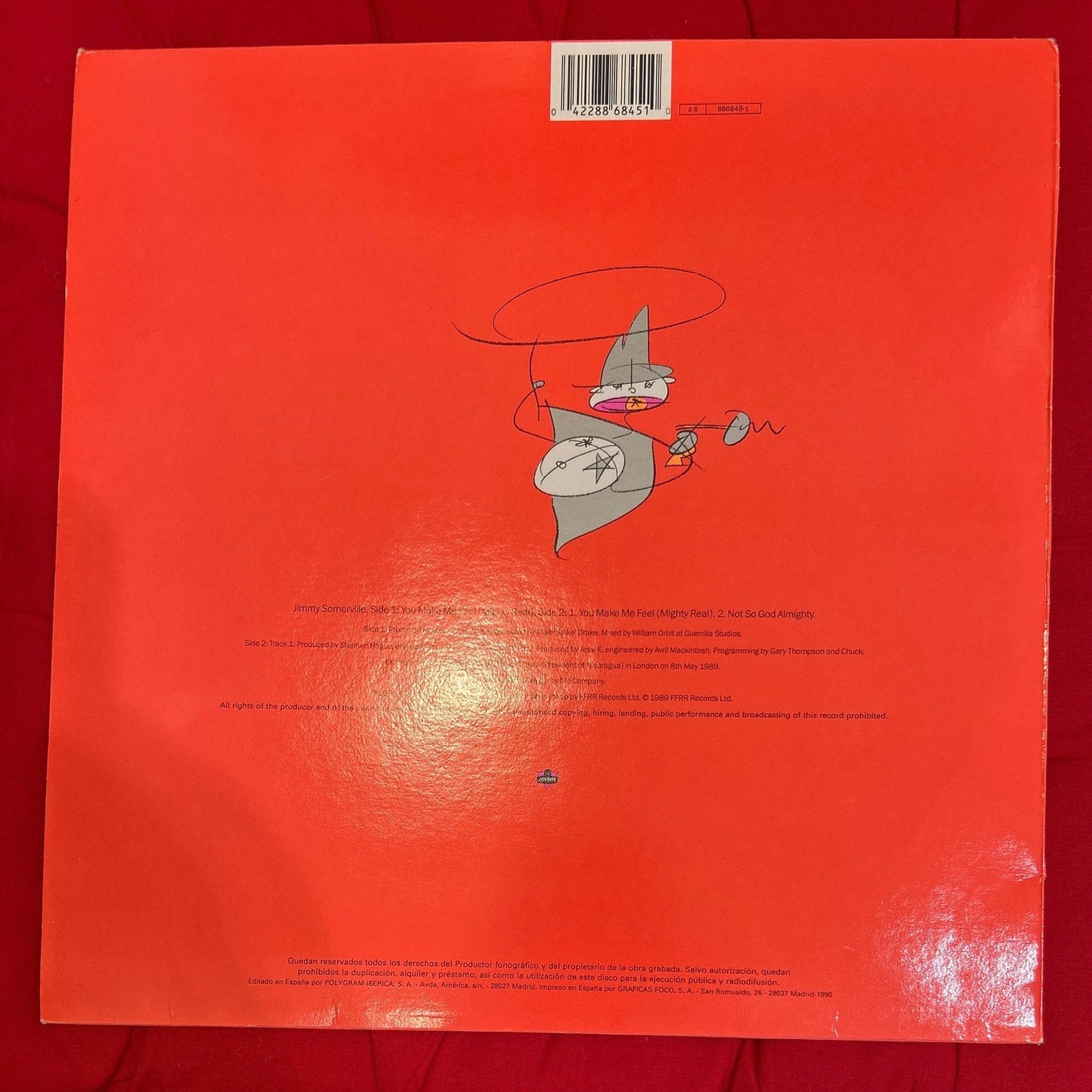 MAXISINGLE Jimmy Somerville ‎– Mighty Real 2ª Mano (Producto exclusivo recogida en tienda) - DISCOS NAKASHA
