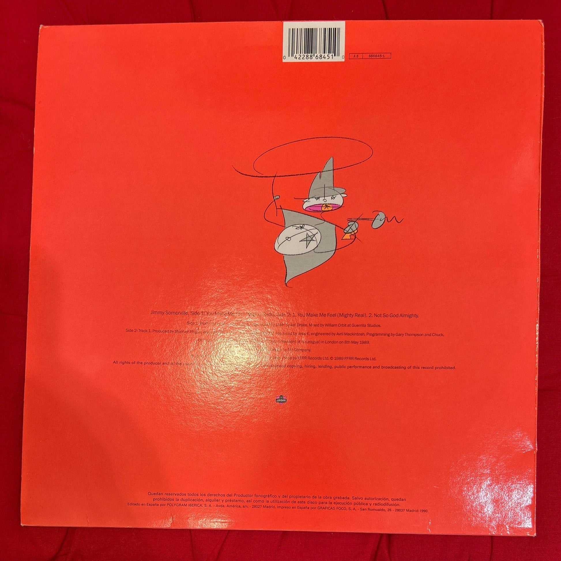 MAXISINGLE Jimmy Somerville ‎– Mighty Real 2ª Mano (Producto exclusivo recogida en tienda) - DISCOS NAKASHA