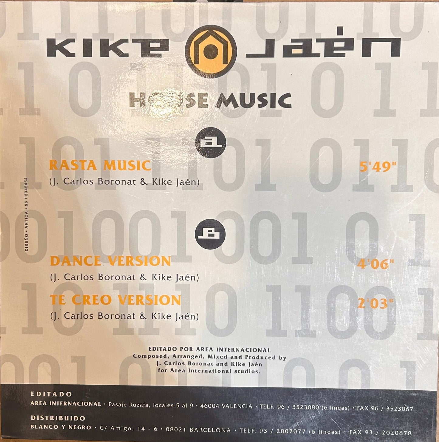 MAXISINGLE Kike Jaen ‎– House Music 2ª Mano - DISCOS NAKASHA