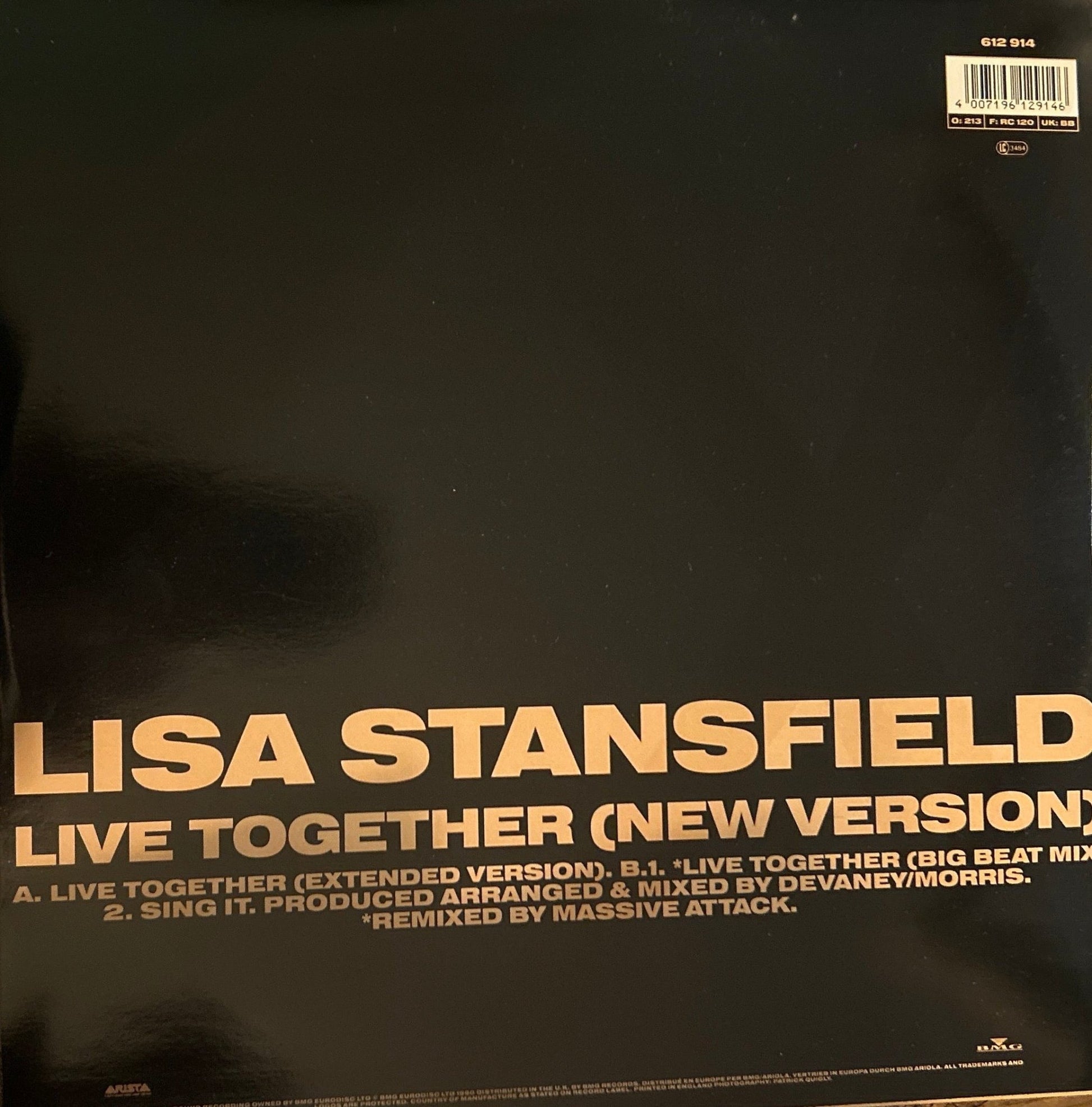 MAXISINGLE Lisa Stansfield ‎– Live Together (New Version) 2ª Mano (Producto exclusivo recogida en tienda) - DISCOS NAKASHA
