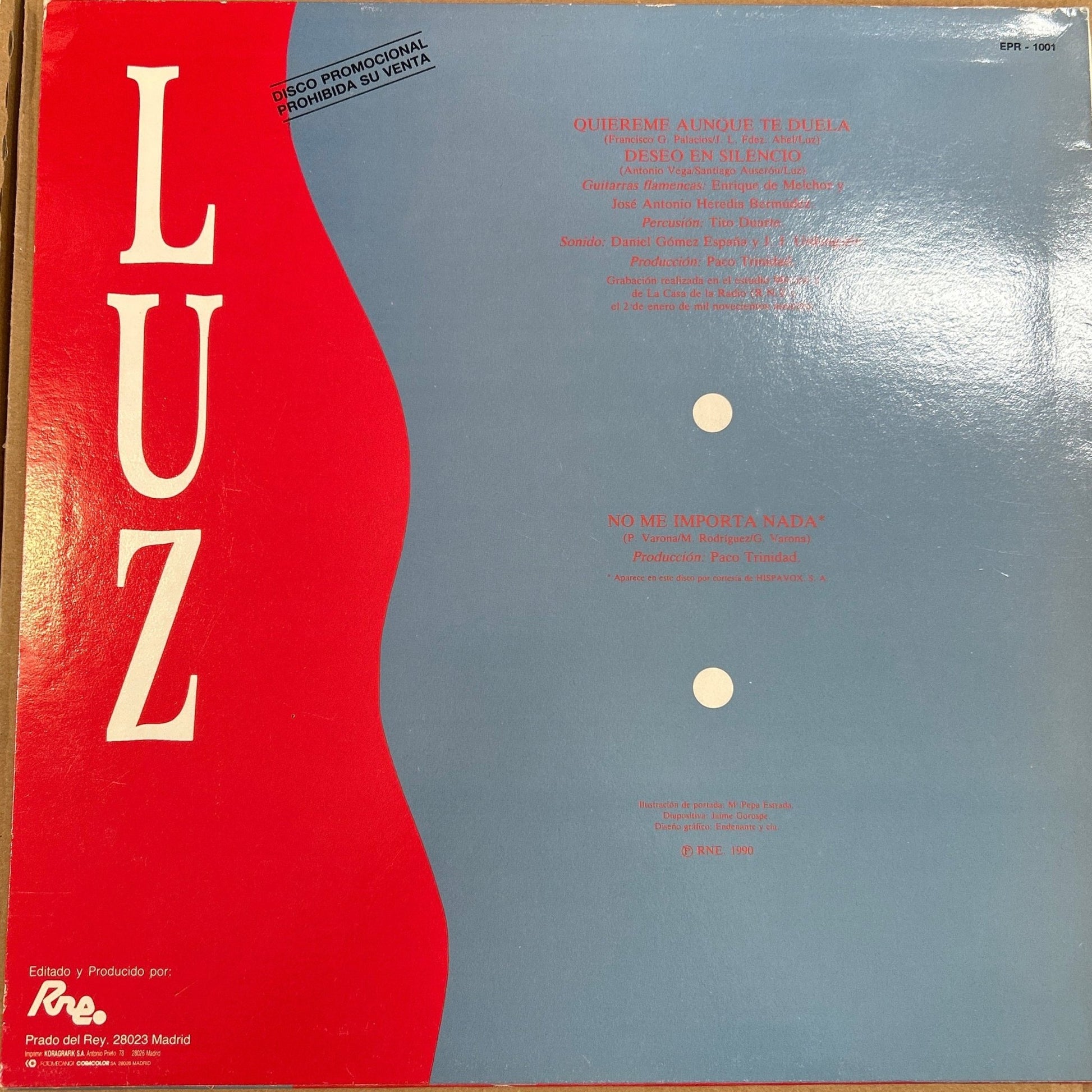 MAXISINGLE Luz ‎– Quiereme Aunque Te Duela 2ª Mano - DISCOS NAKASHA