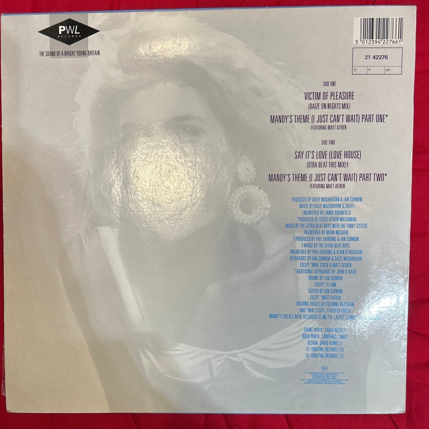 MAXISINGLE Mandy ‎– Victim Of Pleasure 2ª Mano - DISCOS NAKASHA