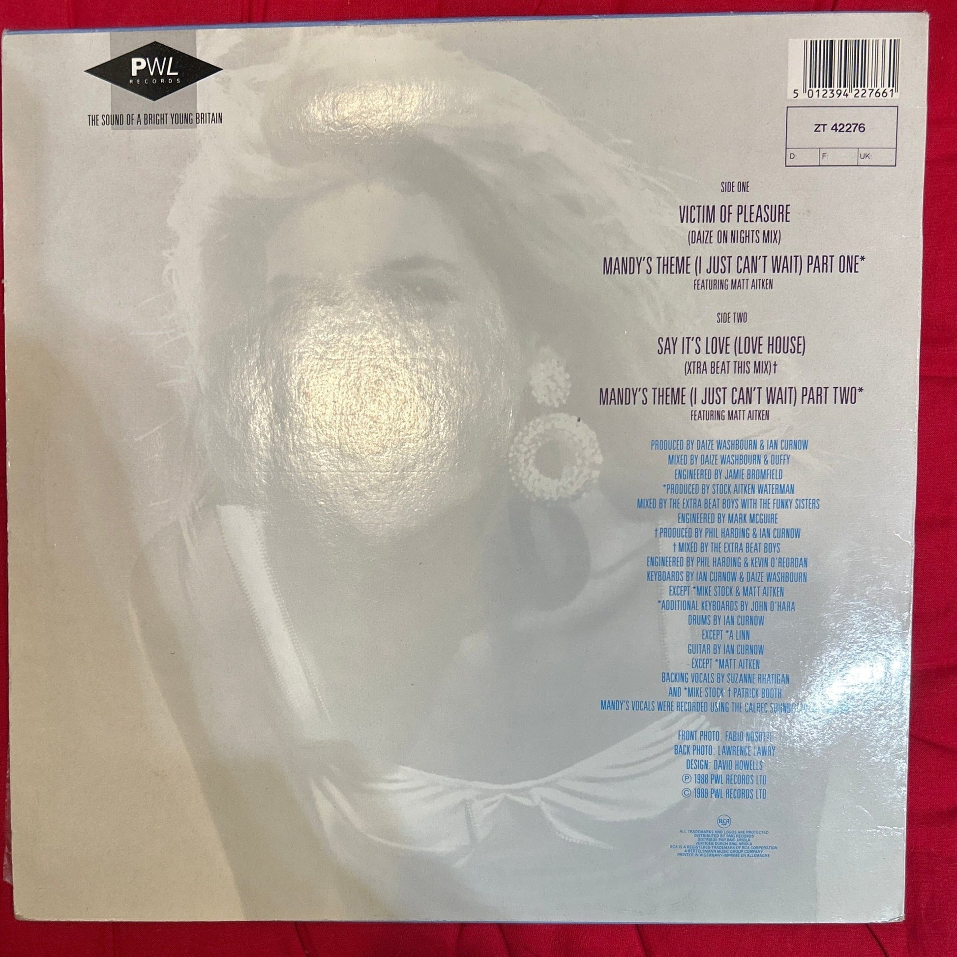 MAXISINGLE Mandy ‎– Victim Of Pleasure 2ª Mano - DISCOS NAKASHA