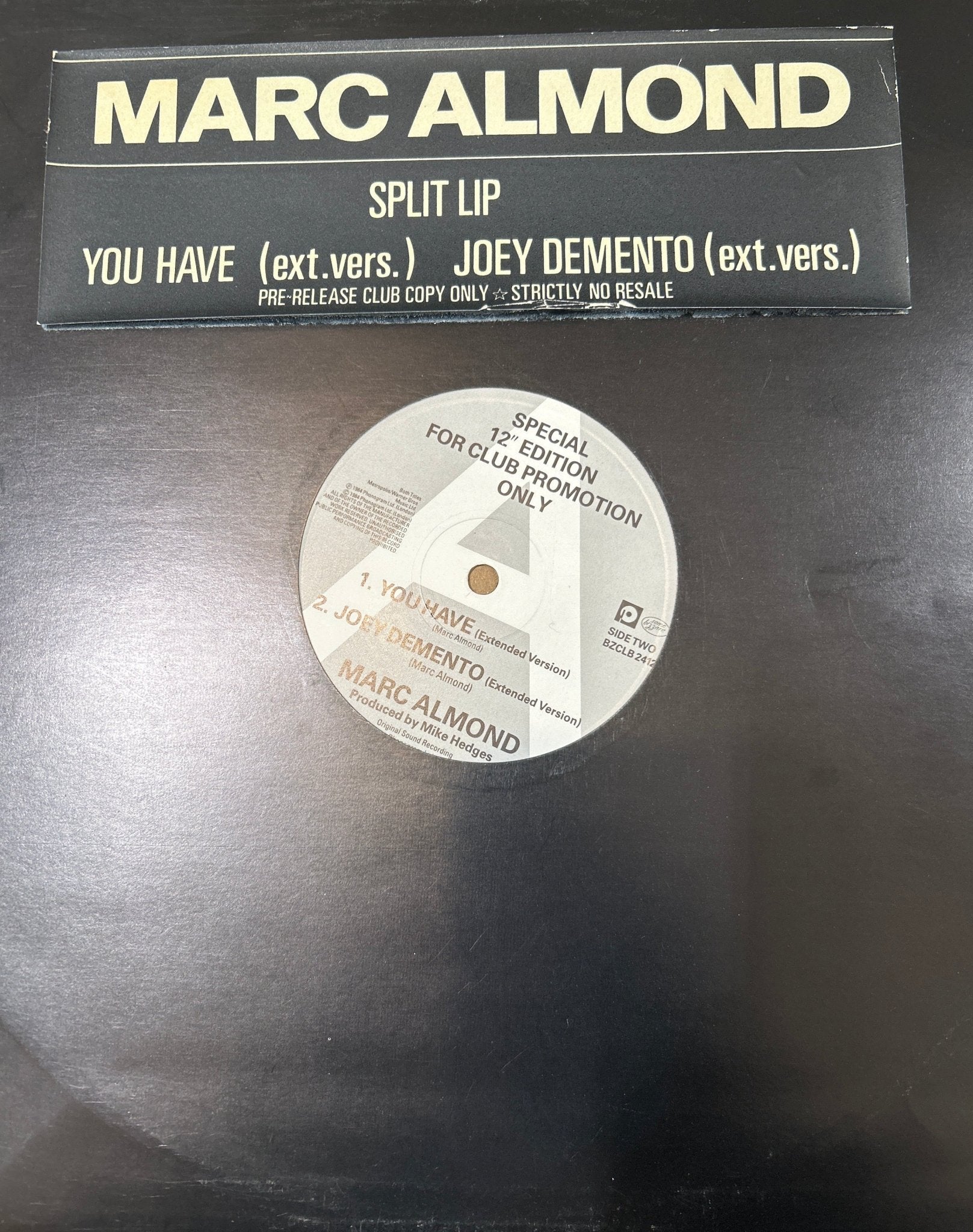 MAXISINGLE Marc Almond ‎– Split Lip 2ª mano - DISCOS NAKASHA