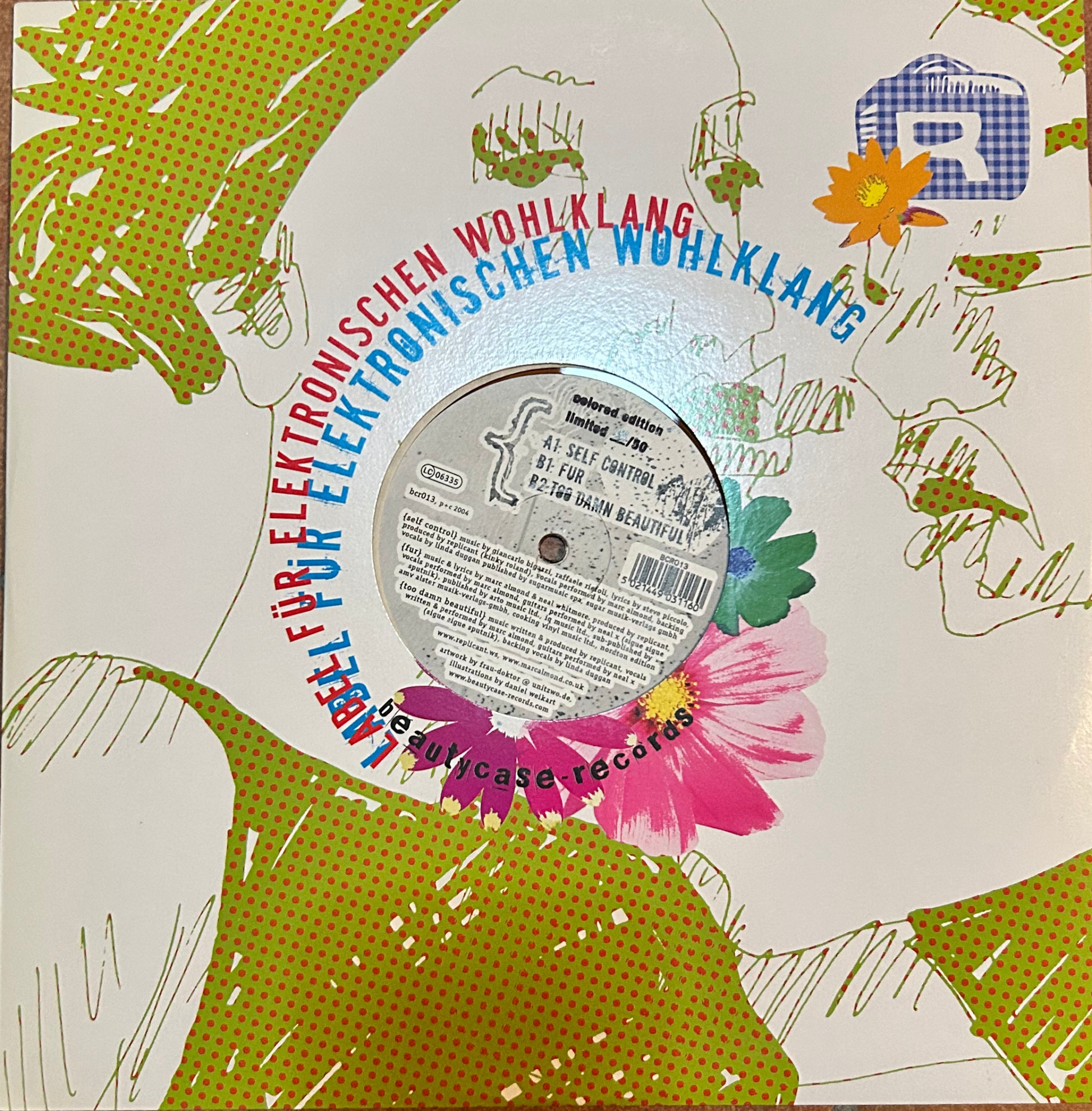 MAXISINGLE Replicant feat. Marc Almond - Face control E.P. - DISCOS NAKASHA