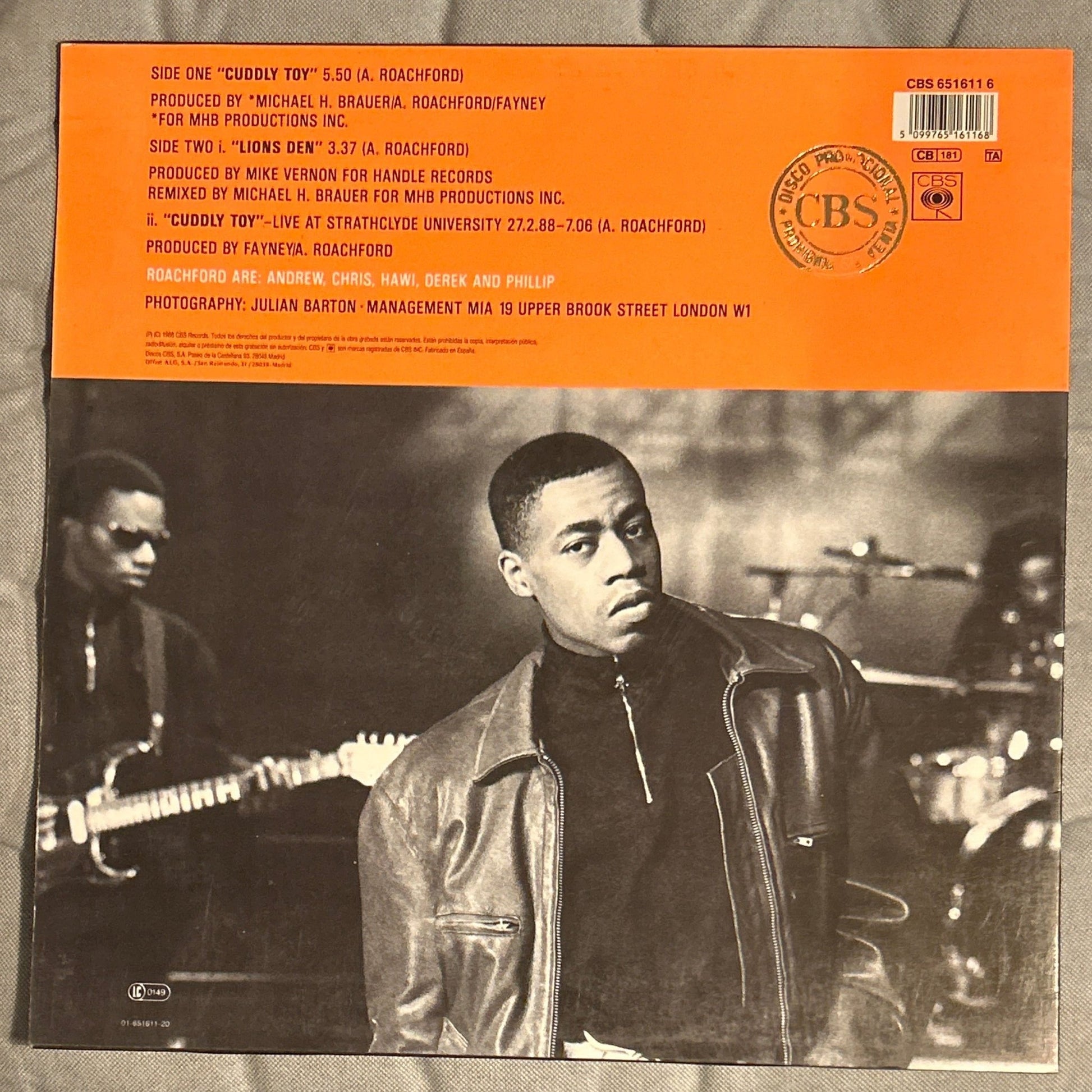 MAXISINGLE Roachford ‎– Cuddly Toy 2ª Mano (Producto exclusivo recogida en tienda) - DISCOS NAKASHA