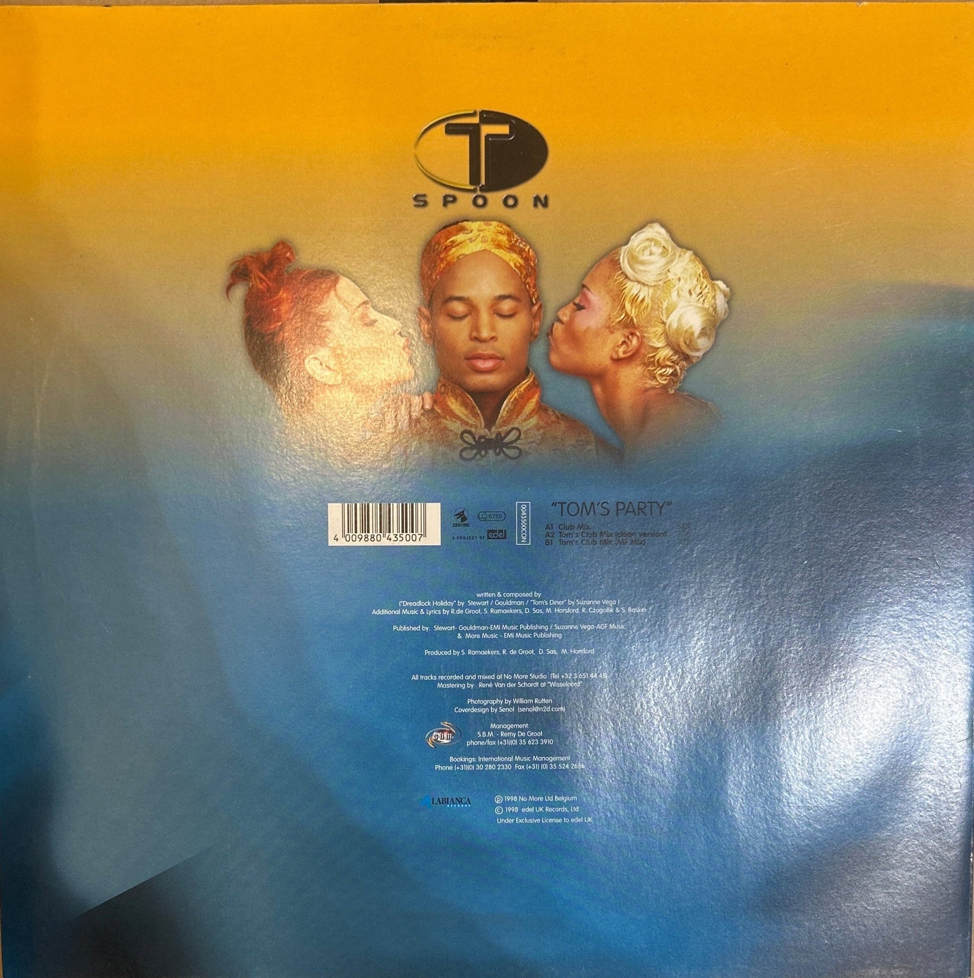 MAXISINGLE T - Spoon ‎– Tom's Party 2ª Mano - DISCOS NAKASHA