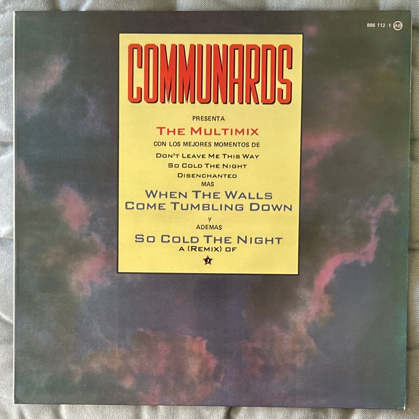 MAXISINGLE The Communards ‎– The Multimix / So Cold The Night 2ª Mano (Producto exclusivo recogida en tienda) - DISCOS NAKASHA