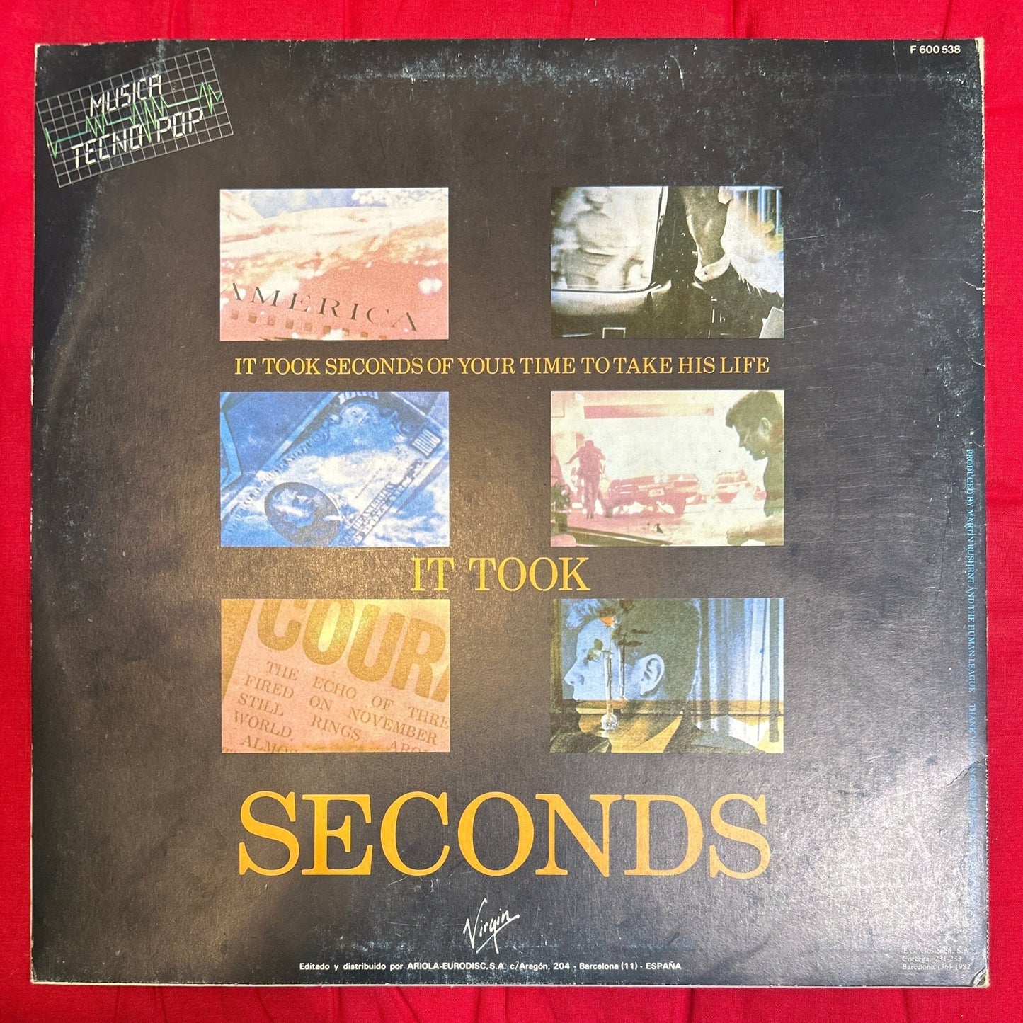 MAXISINGLE The Human League ‎– Don't You Want Me 2ª Mano - DISCOS NAKASHA