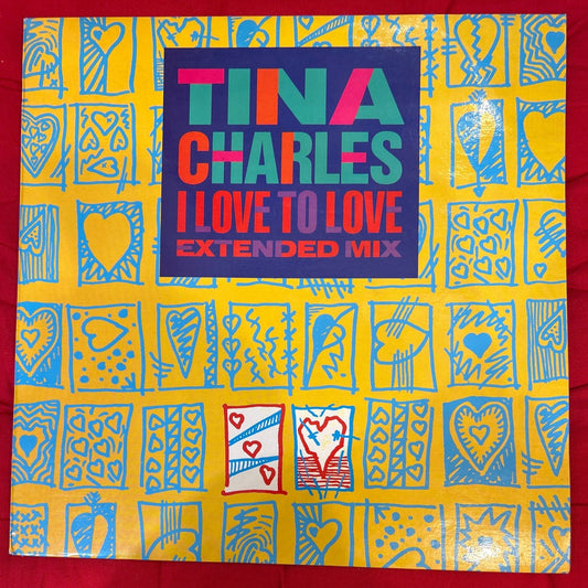 MAXISINGLE Tina Charles ‎– I Love To Love (Extended Mix) 2ª Mano - DISCOS NAKASHA