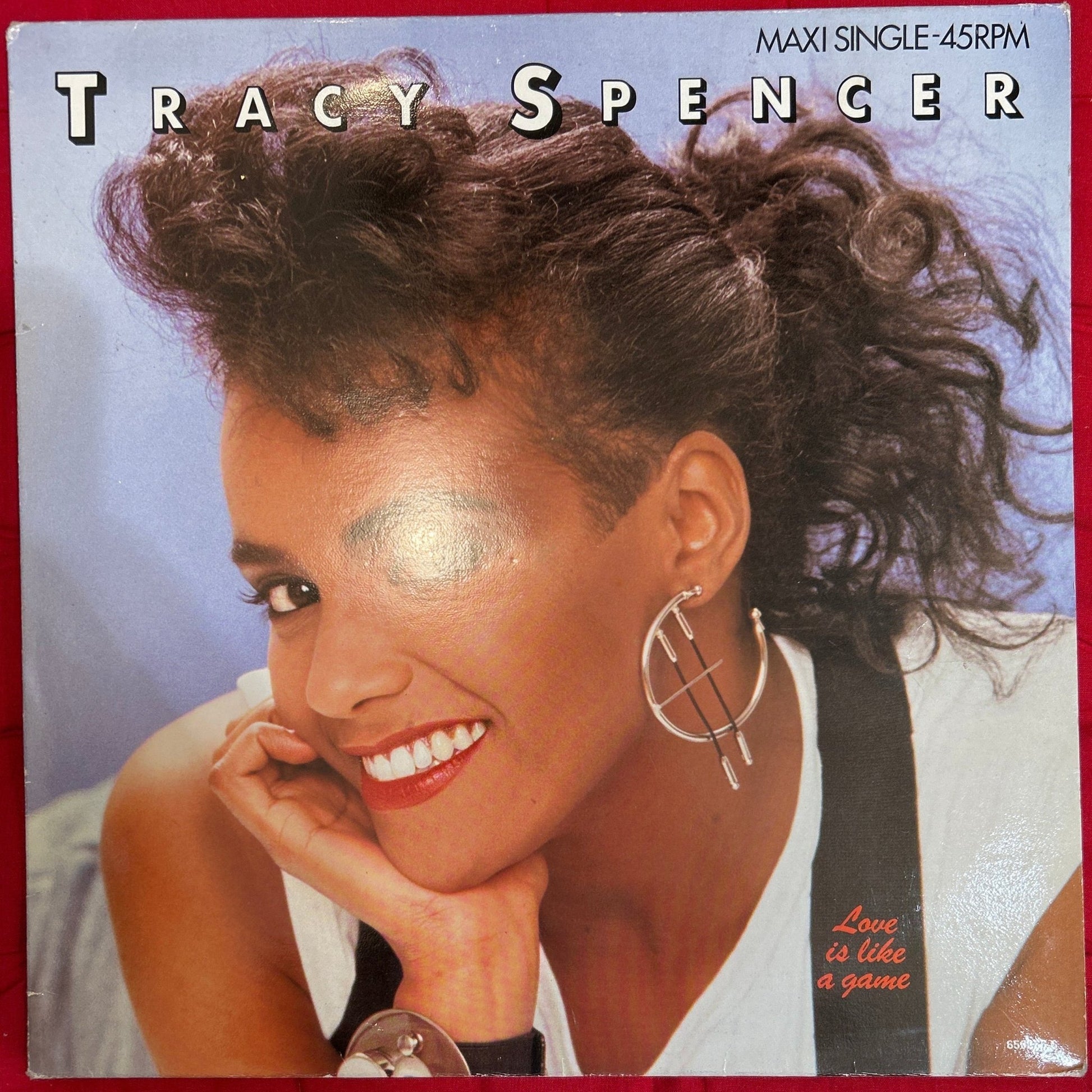 MAXISINGLE Tracy Spencer ‎– Love Is Like A Game 2ª Mano - DISCOS NAKASHA