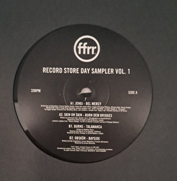 MAXISINGLE Various ‎– Record Store Day Sampler Vol. 1 Nuevo precintado - DISCOS NAKASHA