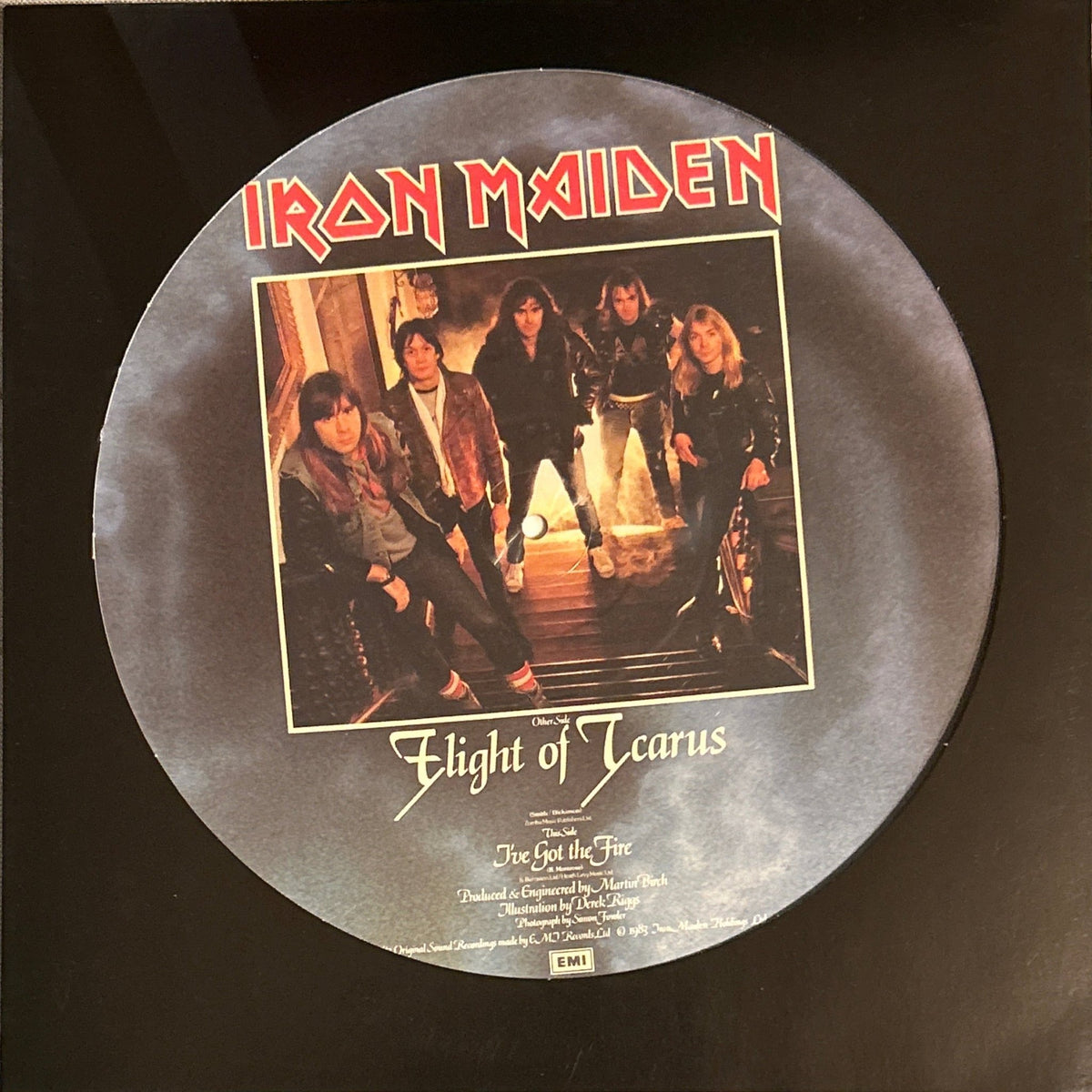 PICTURE DISC Iron Maiden ‎– Flight Of Icarus 2ª mano - DISCOS NAKASHA