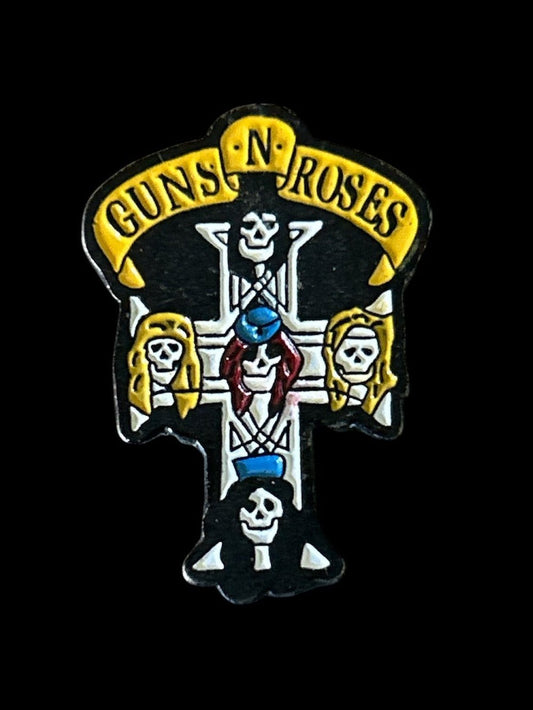 Pin Guns N Roses cross (Pedido minimo para envio 12 unidades) - DISCOS NAKASHA