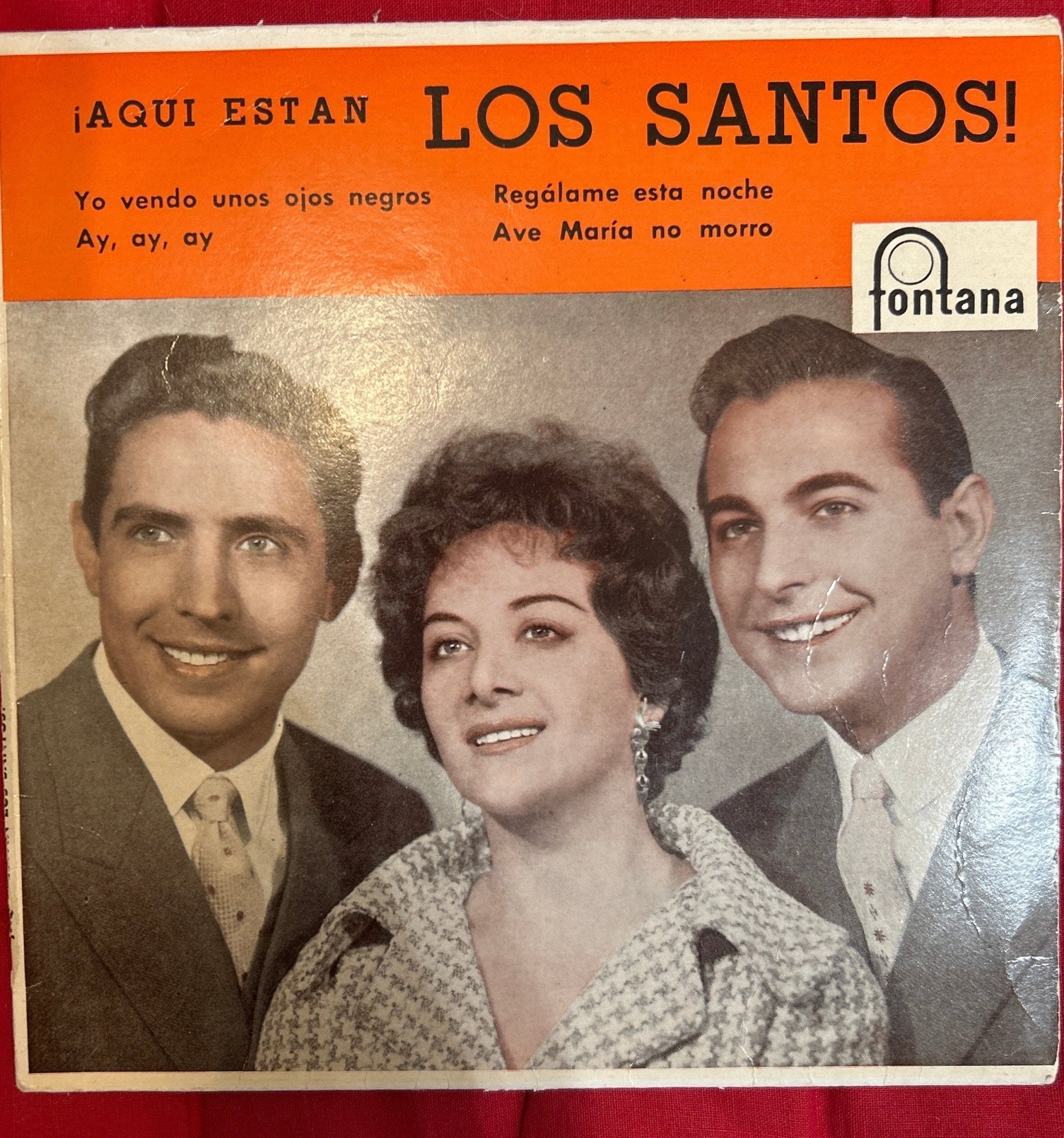 SINGLE ¡Aqui estan los Santos - Yo vendo unos ojos negros 2ª mano - DISCOS NAKASHA
