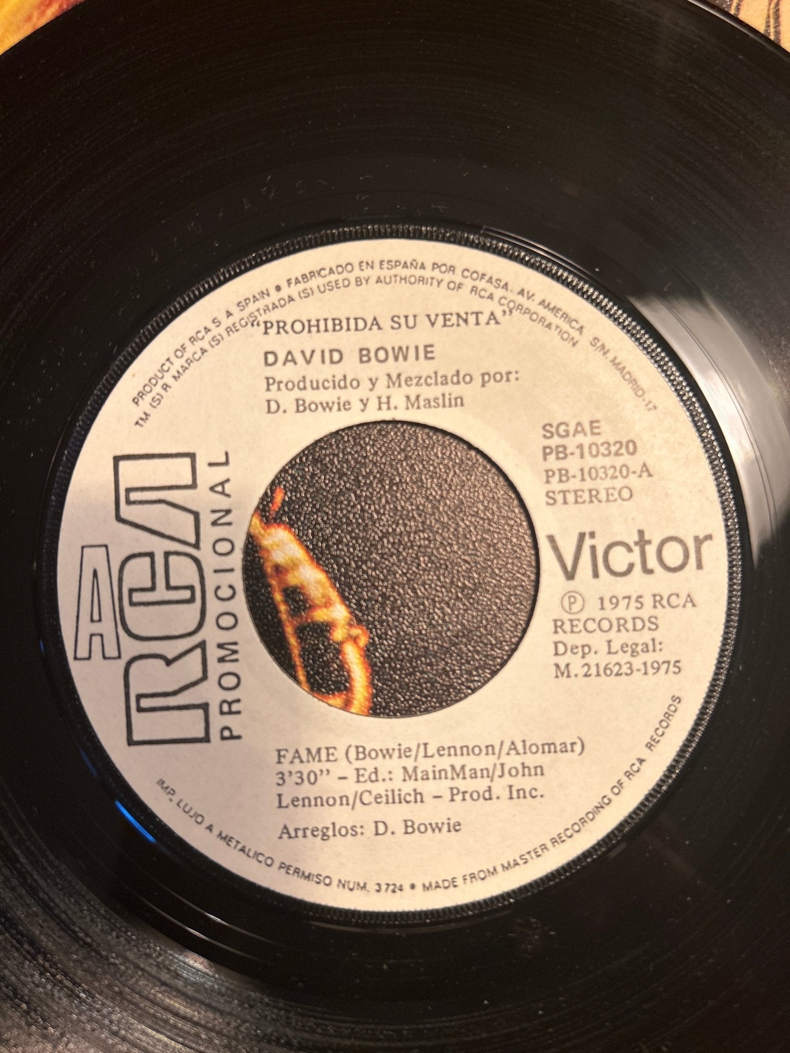 SINGLE David Bowie ‎– Fame 2ª Mano - DISCOS NAKASHA