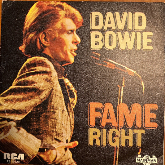 SINGLE David Bowie ‎– Fame 2ª Mano - DISCOS NAKASHA