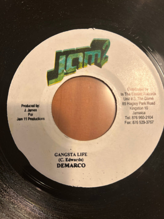SINGLE Demarco ‎– Gangsta Life 2ª Mano - DISCOS NAKASHA