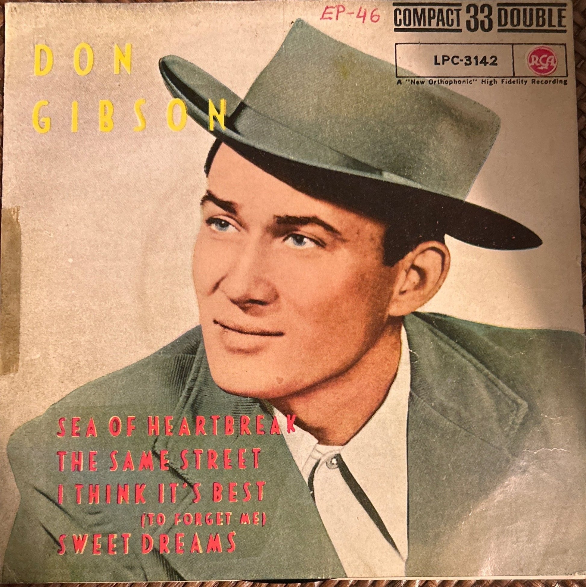 SINGLE Don Gibson ‎– Sea Of Heartbreak 2ª Mano - DISCOS NAKASHA