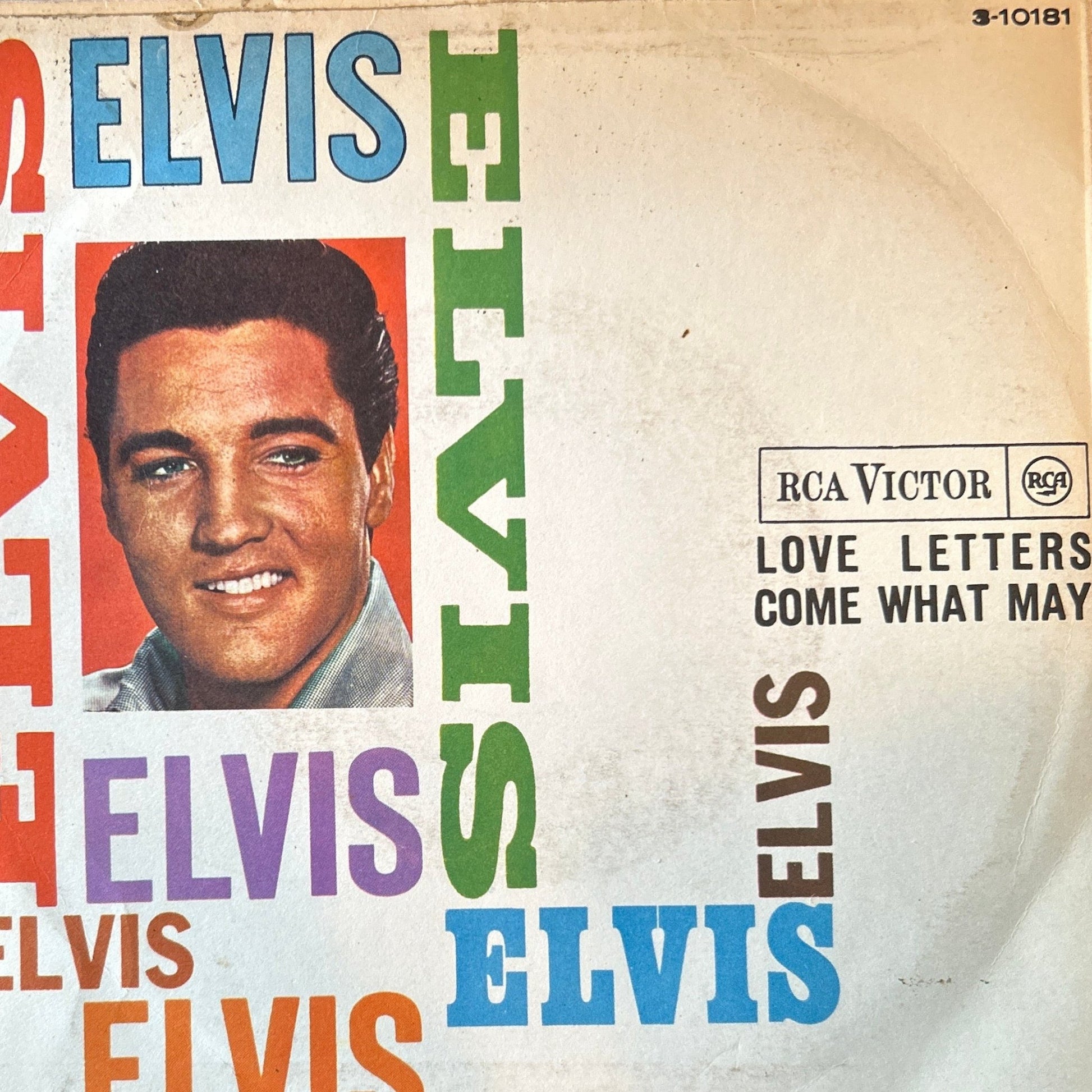 SINGLE Elvis* ‎– Love Letter / Come What May 2ª Mano - DISCOS NAKASHA