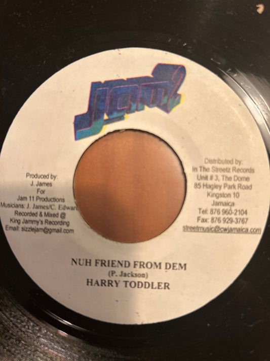SINGLE Harry Toddler, Lady Saw ‎– Nuh Friend From Dem / Tight 2ª Mano - DISCOS NAKASHA