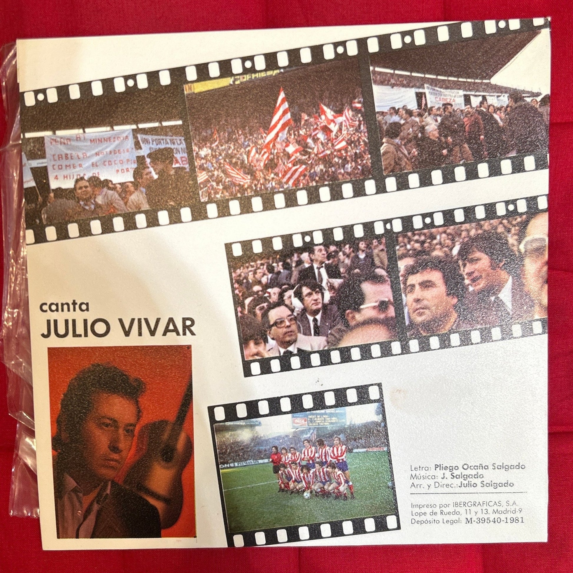 SINGLE Julio Vivar - Atleti y nadie mas 2ª mano - DISCOS NAKASHA