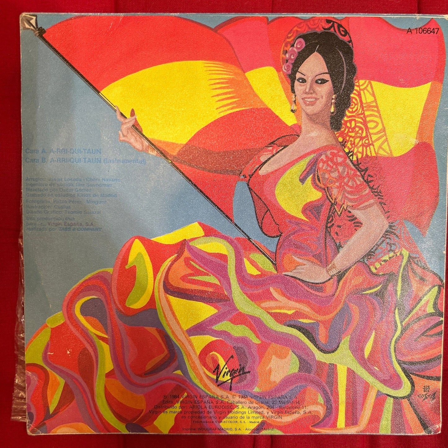 SINGLE Lain ‎– A - Rri - Qui - Taun 2ª mano - DISCOS NAKASHA