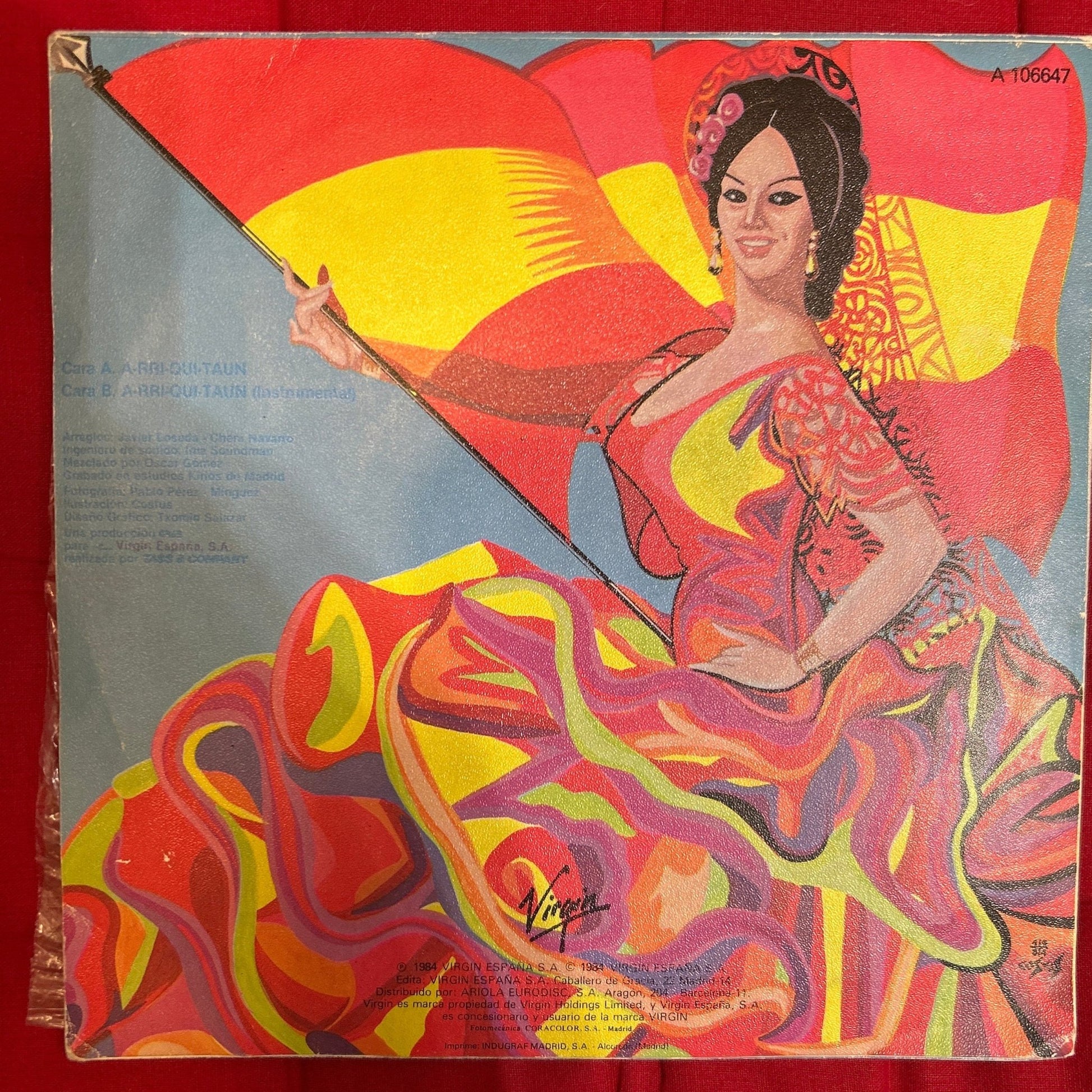 SINGLE Lain ‎– A - Rri - Qui - Taun 2ª mano - DISCOS NAKASHA
