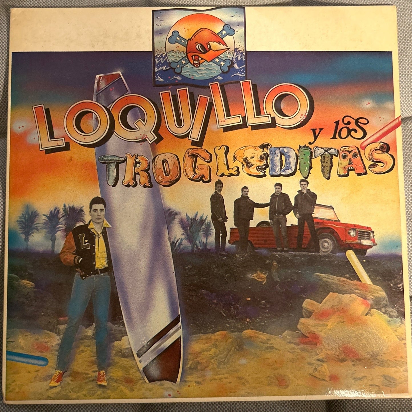 SINGLE Loquillo Y Los Trogloditas ‎– Vaqueros Del Espacio / Hawai 5 - 0 2ª Mano - DISCOS NAKASHA