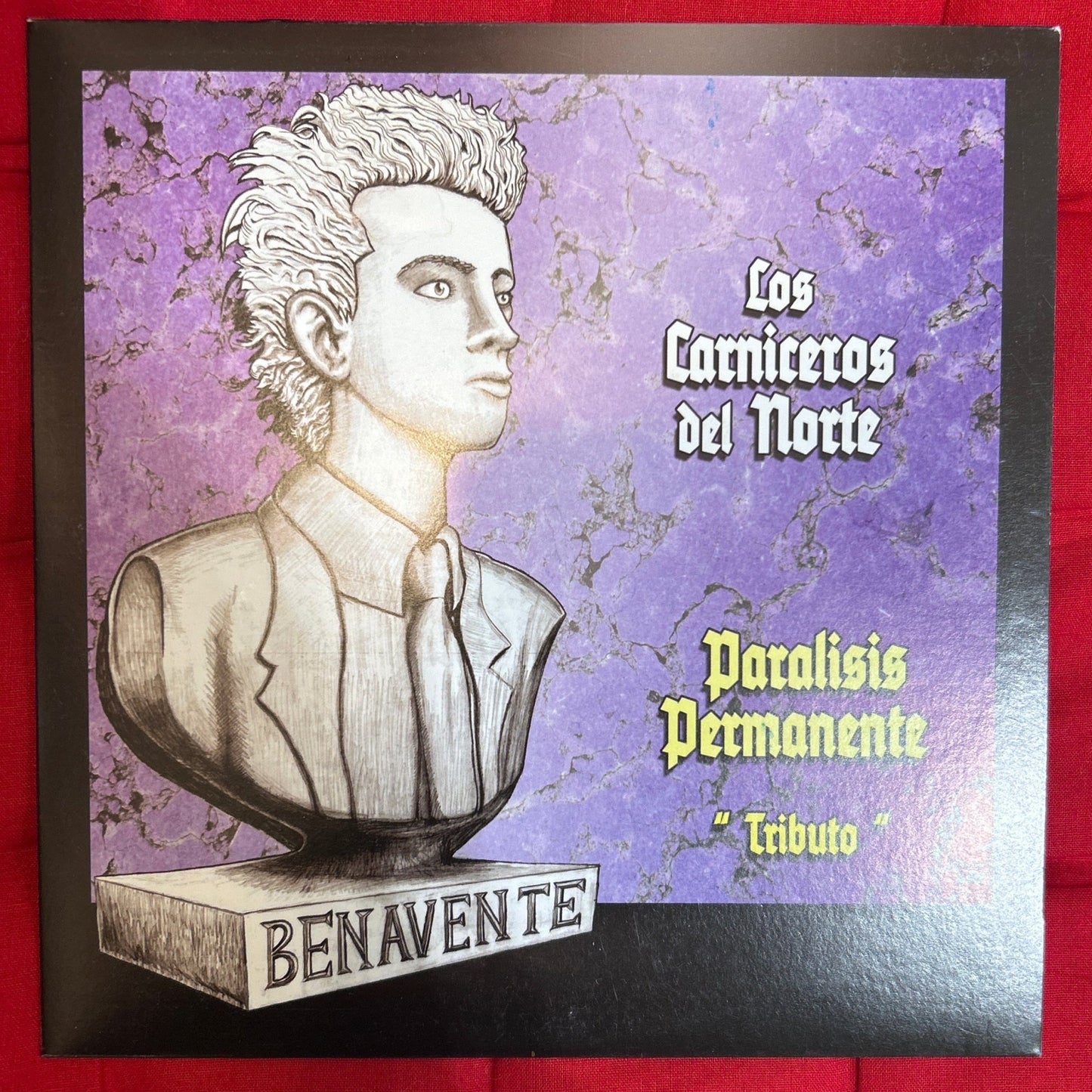 SINGLE Los Carniceros Del Norte ‎– Parálisis Permanente "Tributo" Ed. Mejicana 2ª Mano - DISCOS NAKASHA