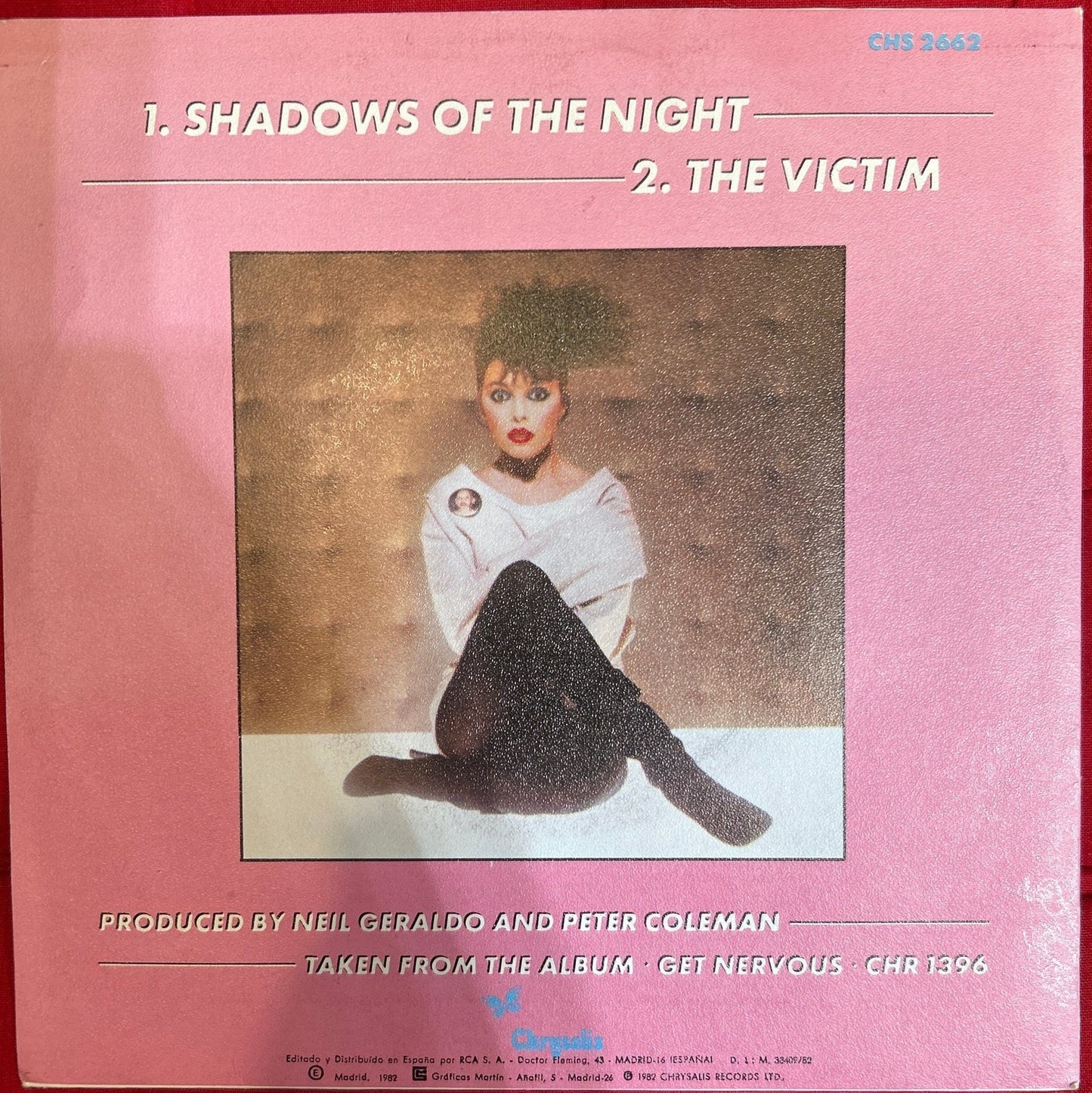 SINGLE Pat Benatar – Shadows Of The Night = Sombras De La Noche 2ª Mano (Producto exclusivo recogida en tienda) - DISCOS NAKASHA