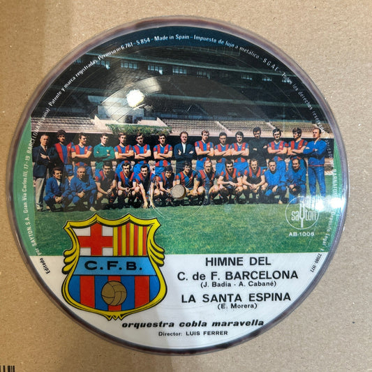 SINGLE PICTURE DISC V/A ‎– Himne Del C. De F. Barcelona 2ª mano - DISCOS NAKASHA