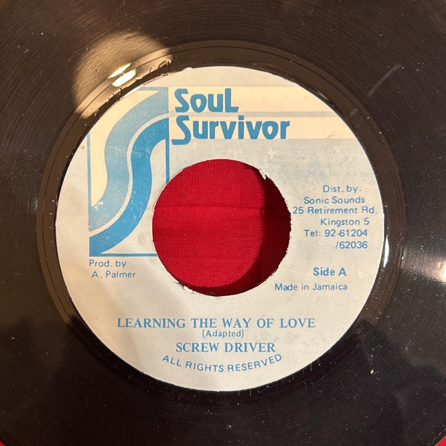 SINGLE Screw Driver ‎– Learning The Way Of Love 2ª Mano - DISCOS NAKASHA