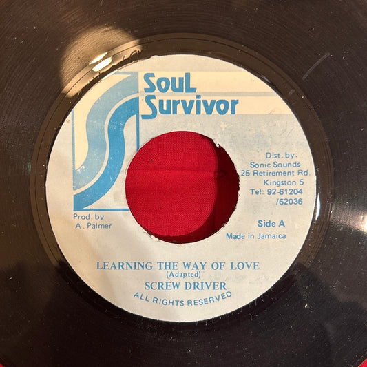 SINGLE Screw Driver ‎– Learning The Way Of Love 2ª Mano - DISCOS NAKASHA